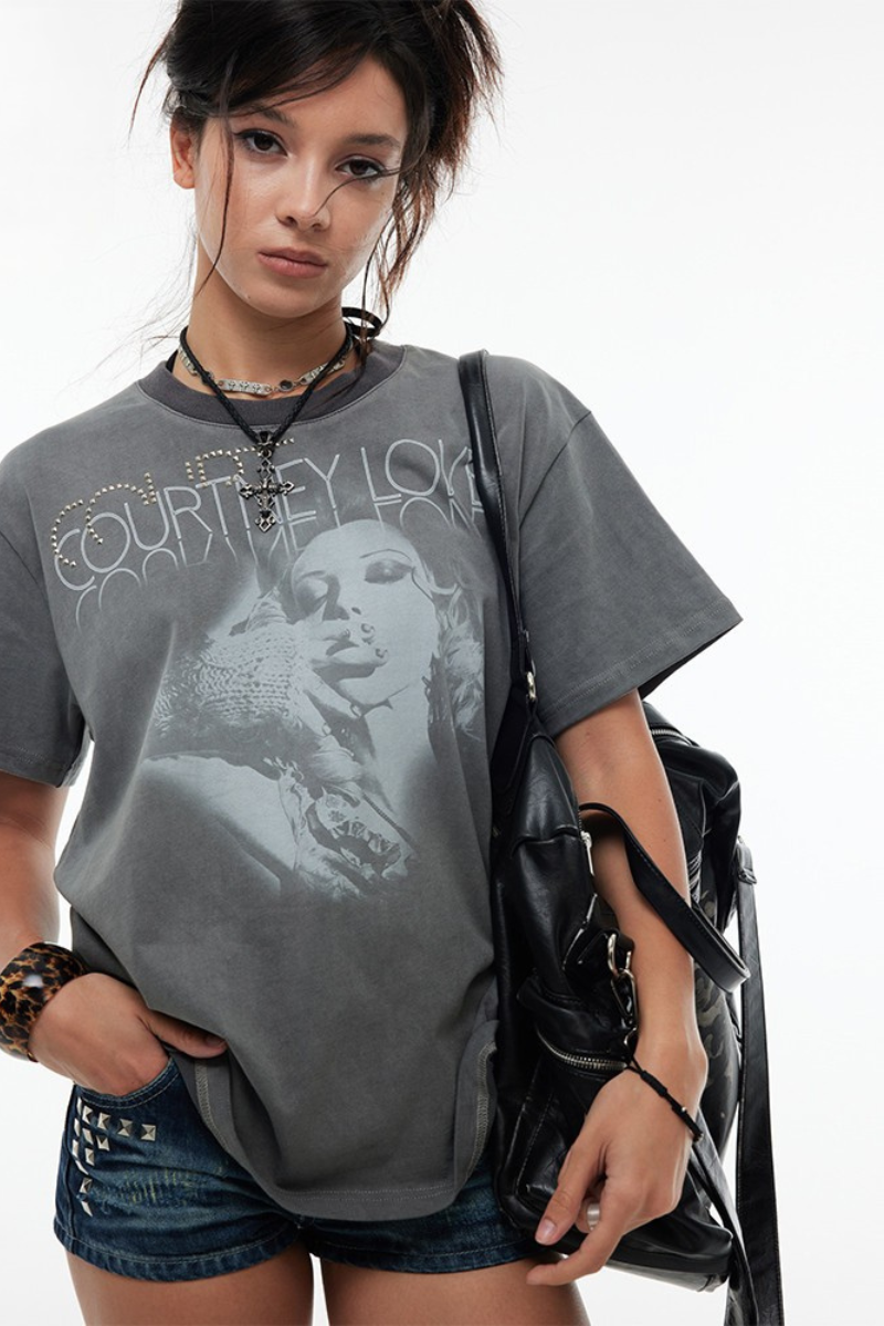 Rock Graphic Washed Tee