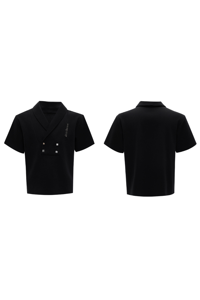 V-Neck Padded Track Shirt