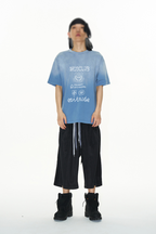 Washed Blue Graphic Tee