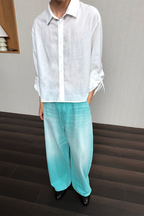 Washed Wide Leg Jeans
