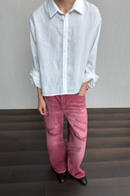 Striped Boro Patch Jeans