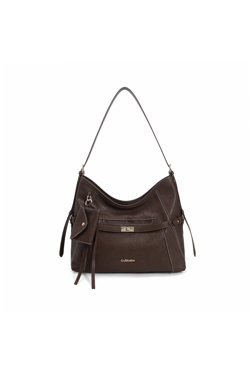 Premium Leather Hobo Bag