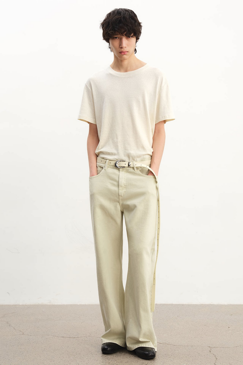 Sun Faded Cotton T-Shirt