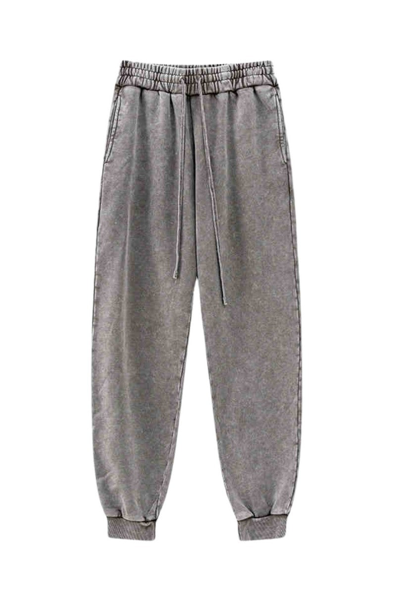 Vintage Washed Fleece Jogger Pants