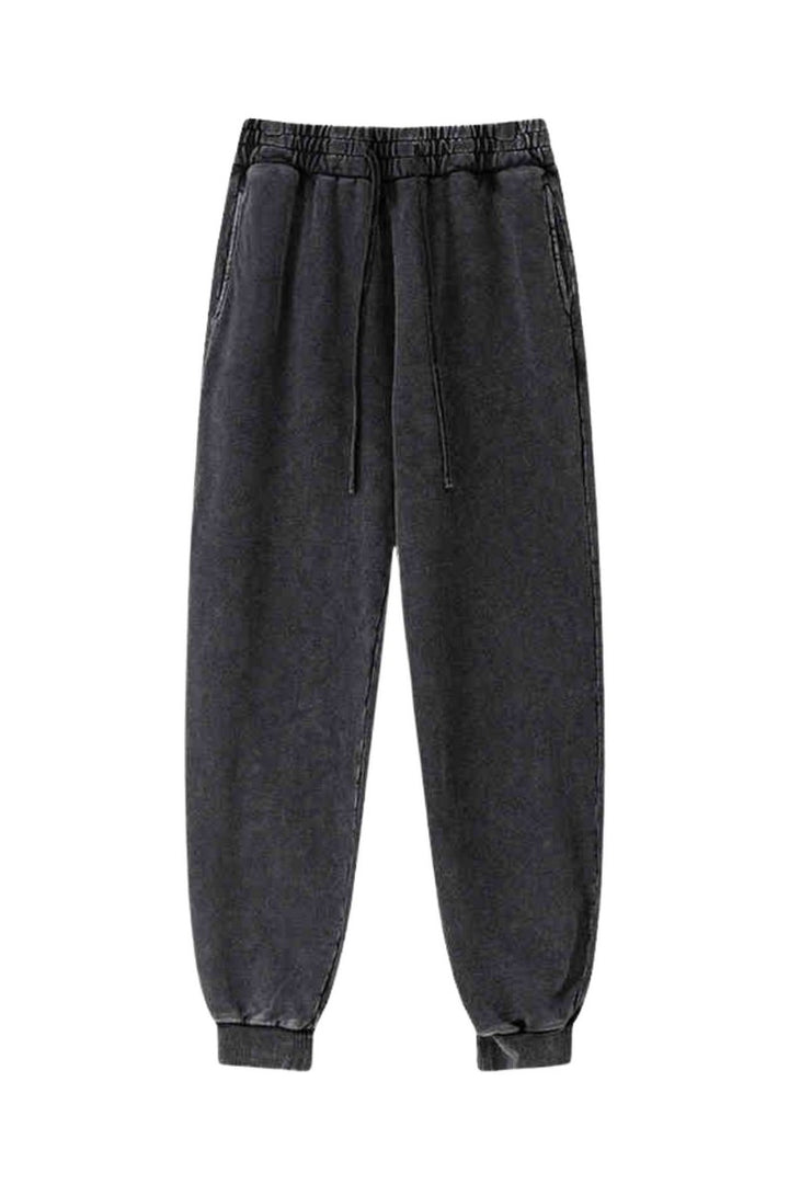 Vintage Washed Fleece Jogger Pants