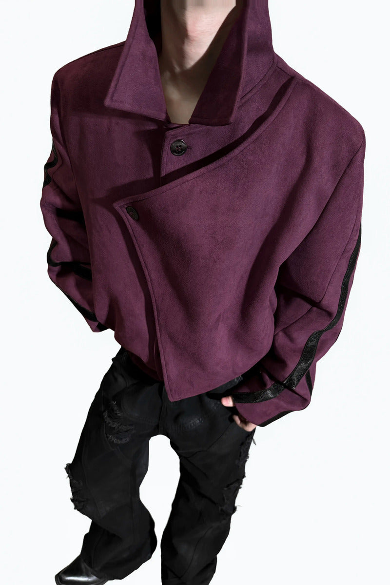 Studded Snake Panel Jacket