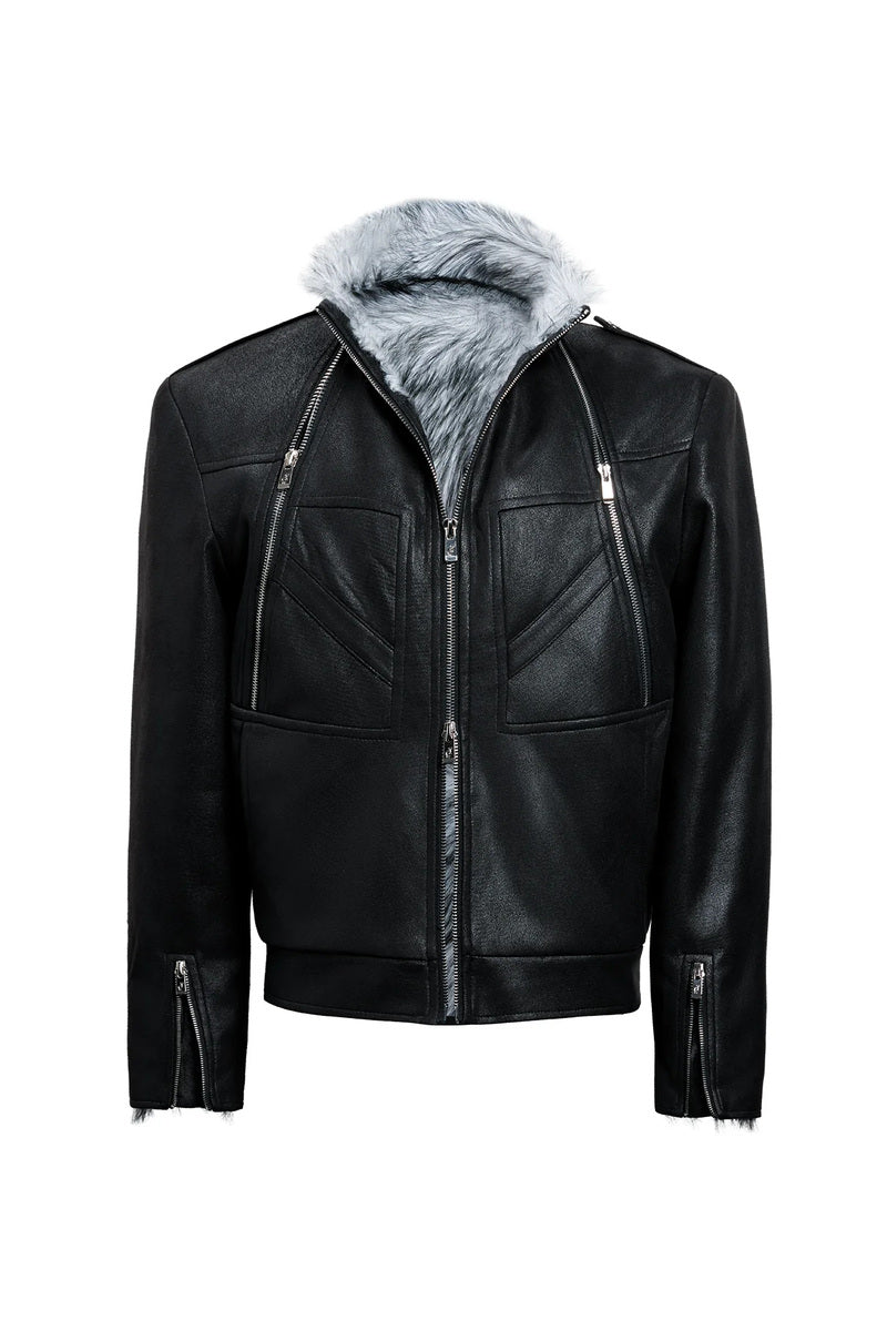 Waxed Utility Hunting Jacket - Black