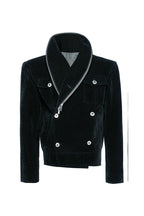 Croc Texture Zip Jacket