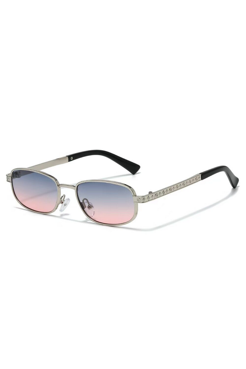 Elegant Printed Temple Sunglasses