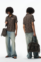 Leopard Embroidered Polo