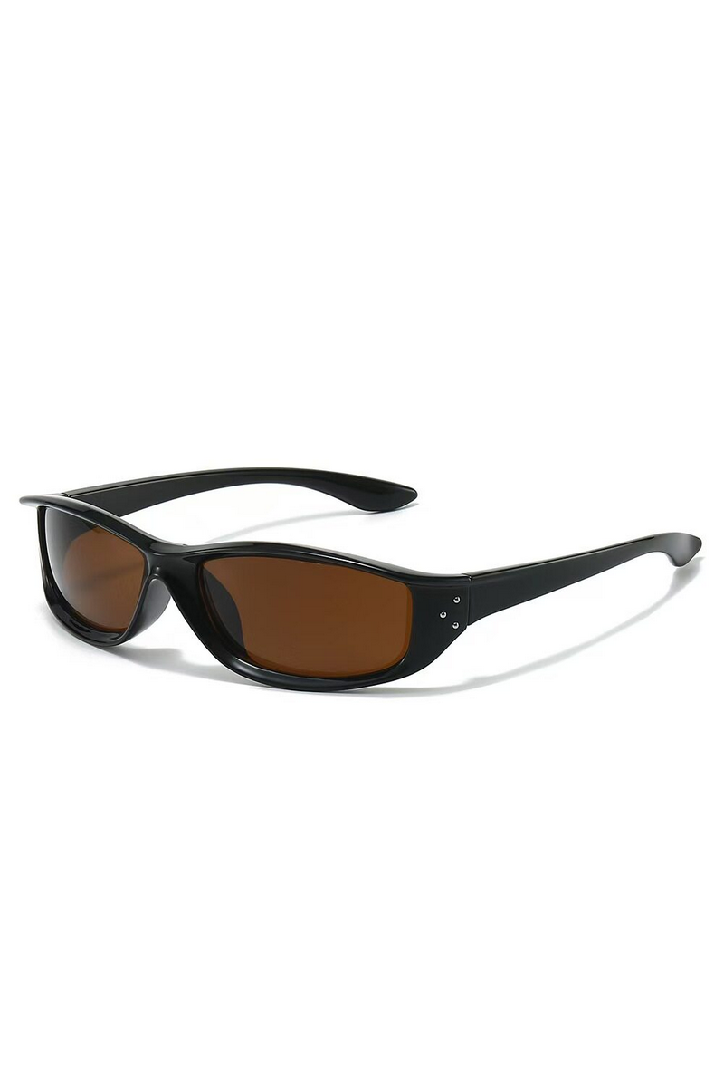 Y2K Slim Studded Sunglasses
