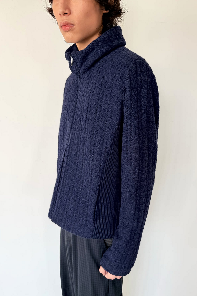 Cable Knit Down Jacket
