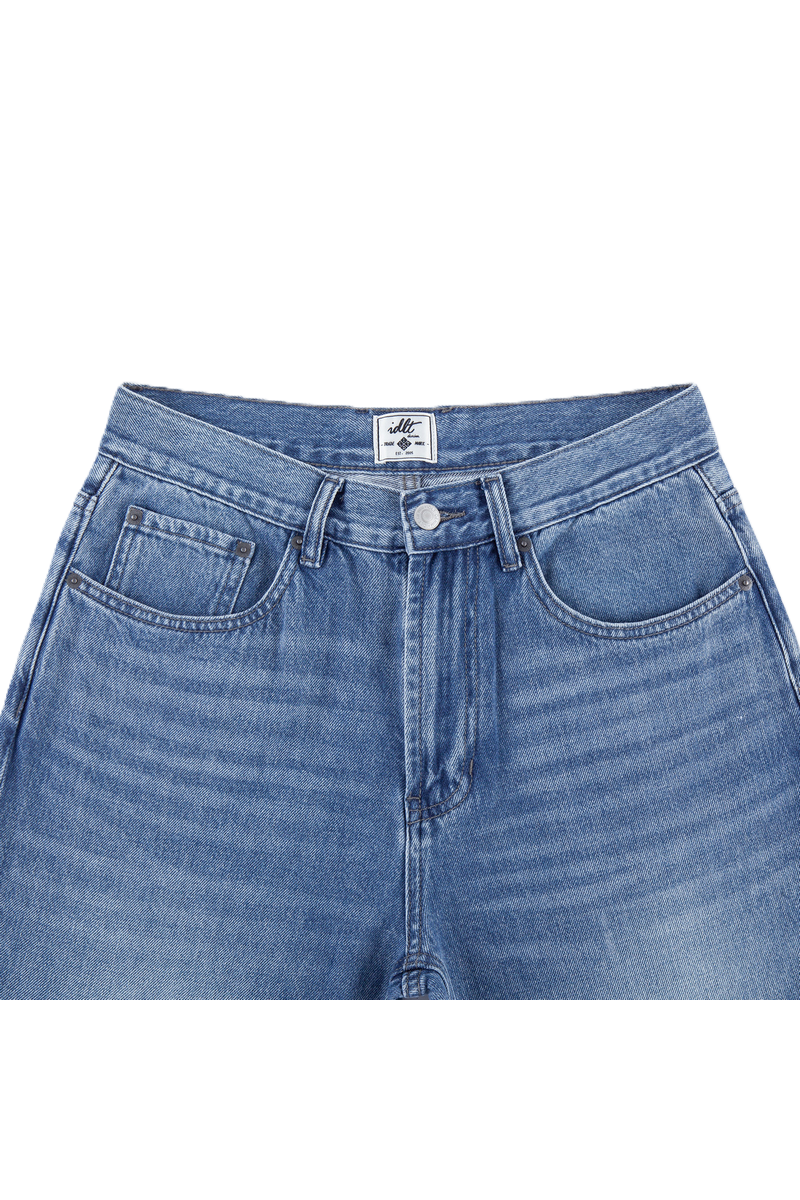 Hemp Denim Straight Jeans