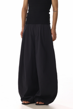 Draped Barrel Leg Pants
