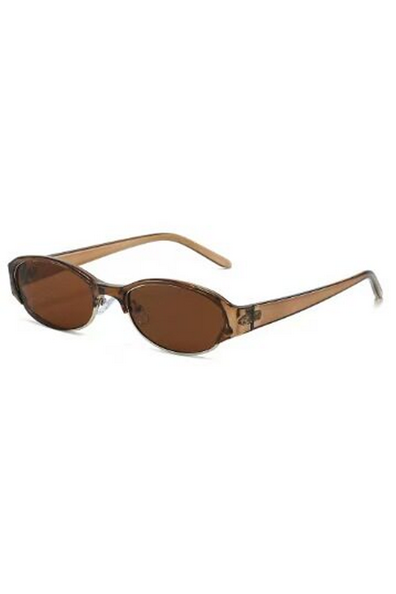 Elegant Slim Oval Sunglasses
