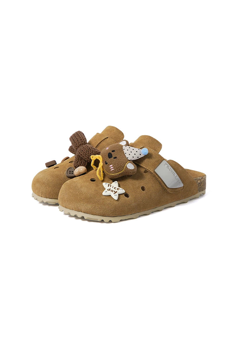 Bear Charm Buckle Clogs - product view