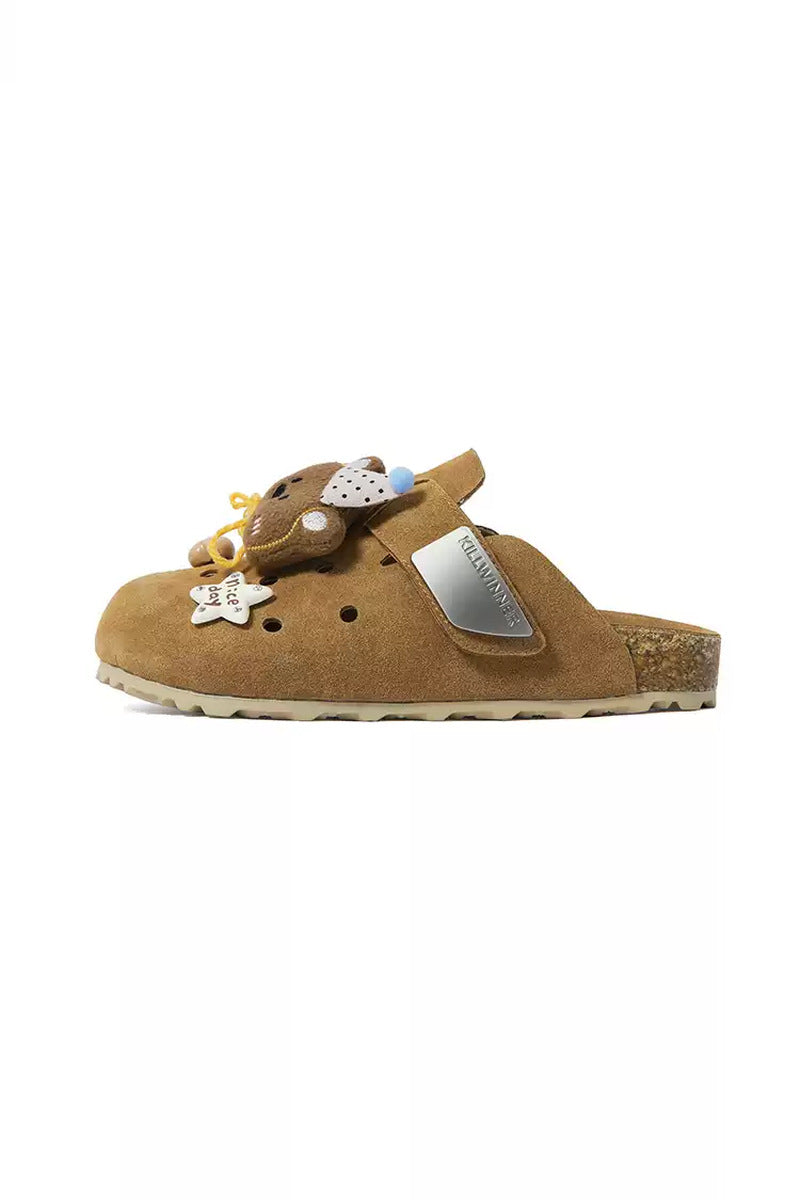Bear Charm Buckle Clogs - product view