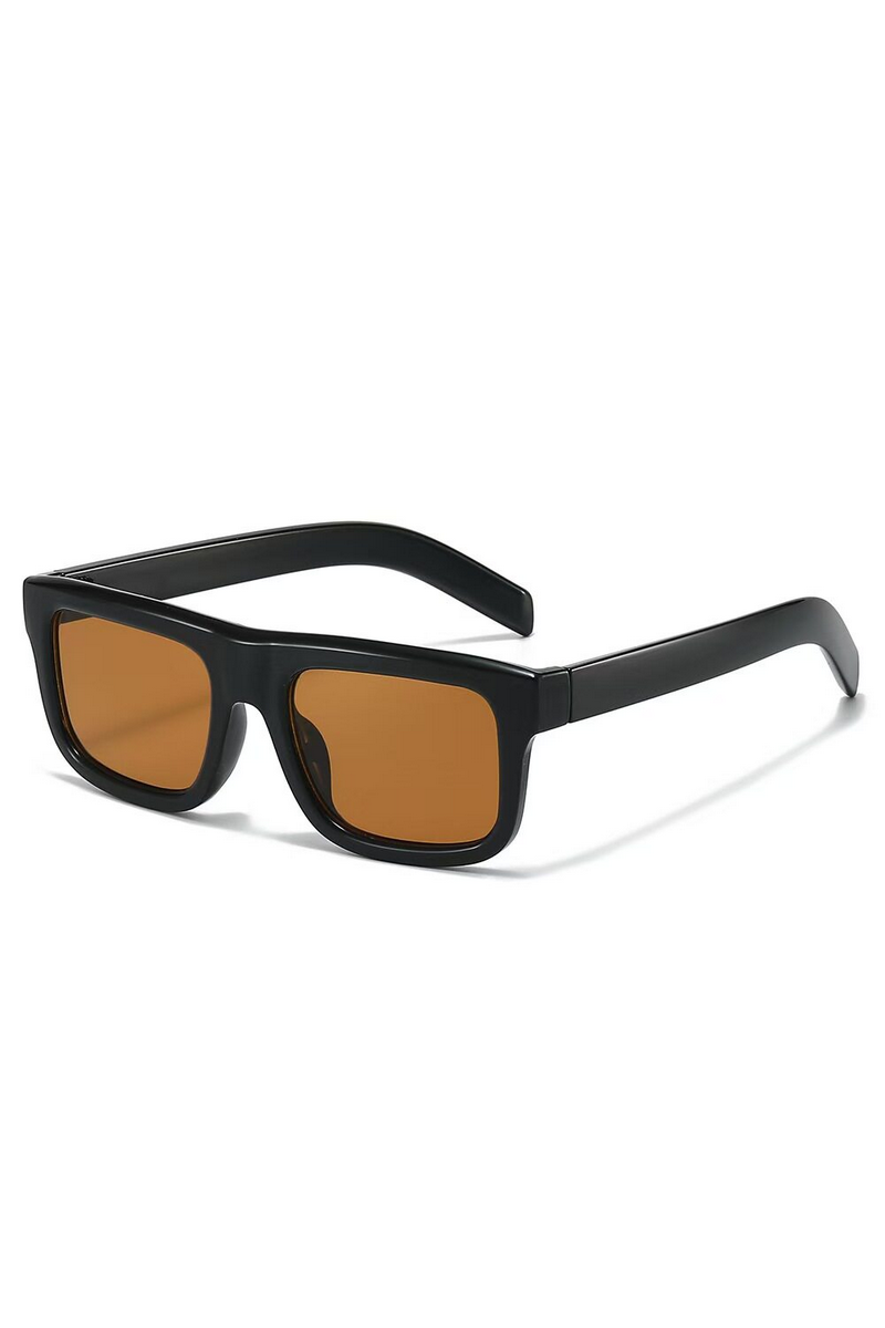 Retro Flat Top Square Sunglasses