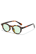 Retro Studded Oval Sunglasses