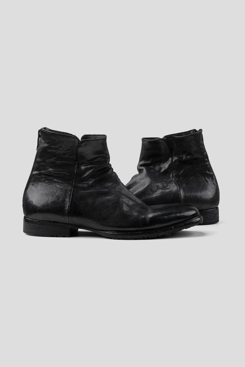 Blake Stitched Leather Ankle Boots - Black - view 2