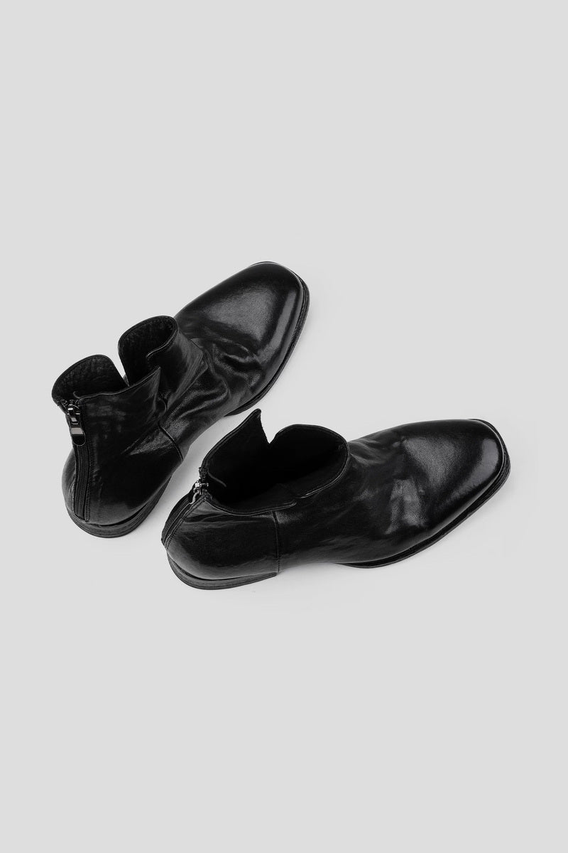 Blake Stitched Leather Ankle Boots - Black - view 4