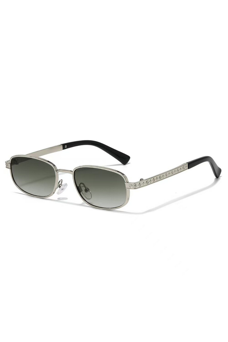 Elegant Printed Temple Sunglasses