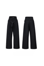 Pleated Wide Leg Trousers