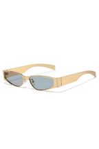 Y2K Slim Metal Cat Eye Sunglasses