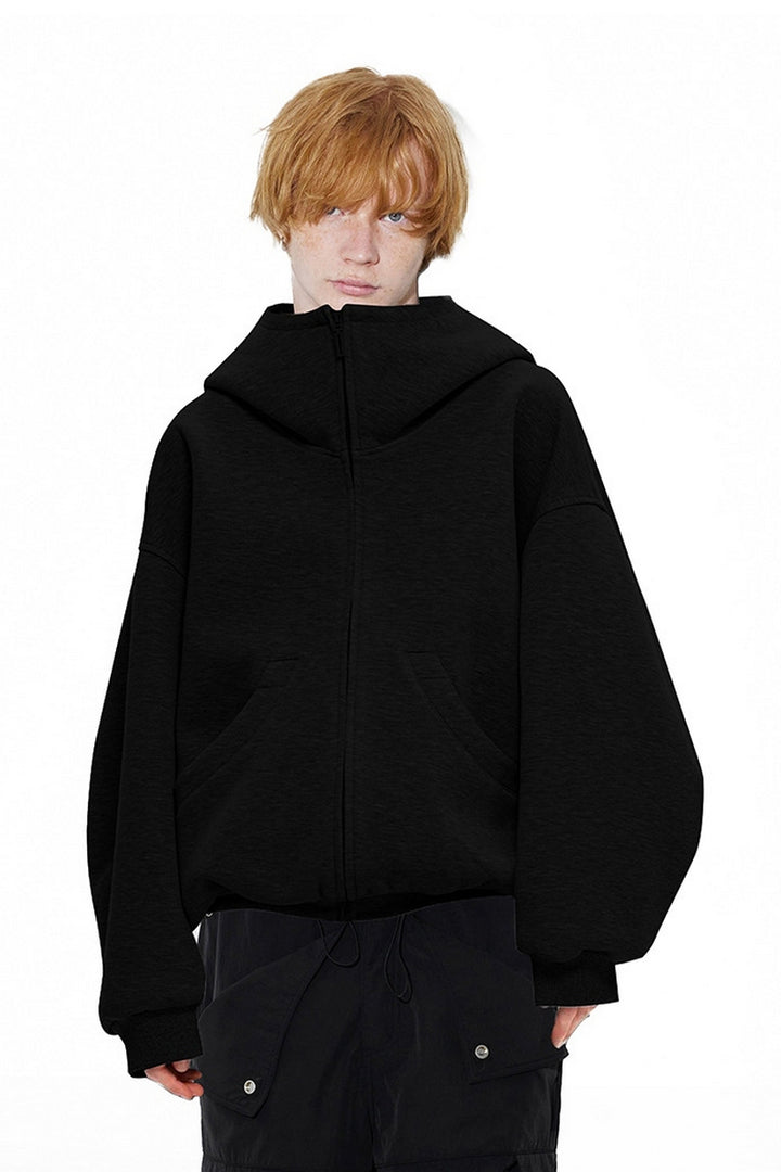 Oversize Fleece Zip Hoodie