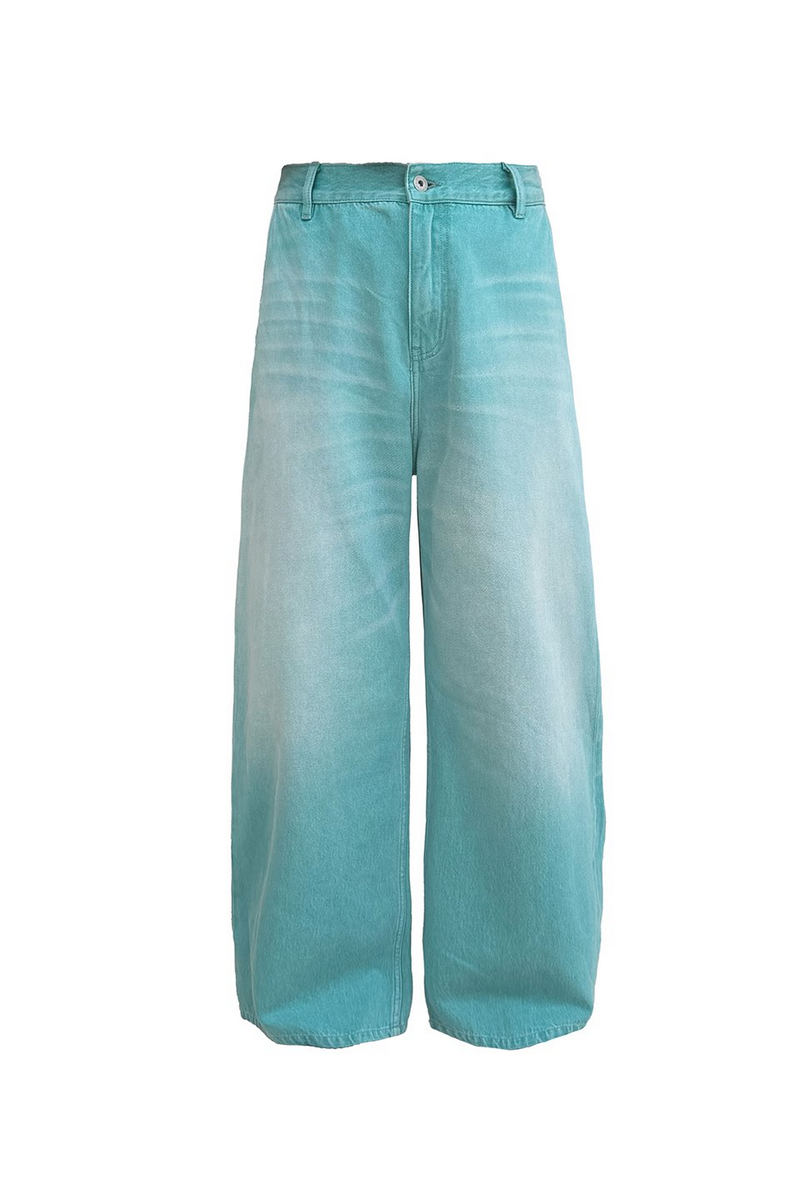 Washed Wide Leg Jeans