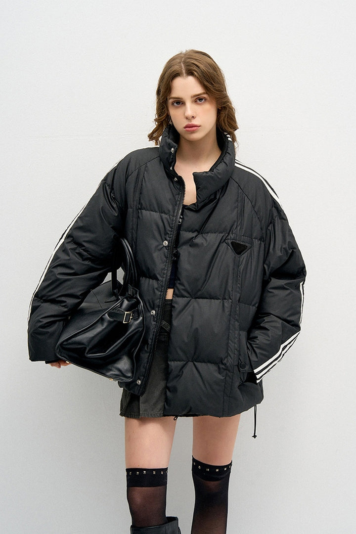 Retro Three-Stripes Down Jacket