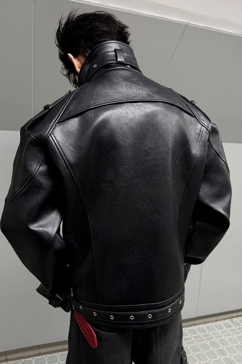 Carbon Trim Biker Jacket