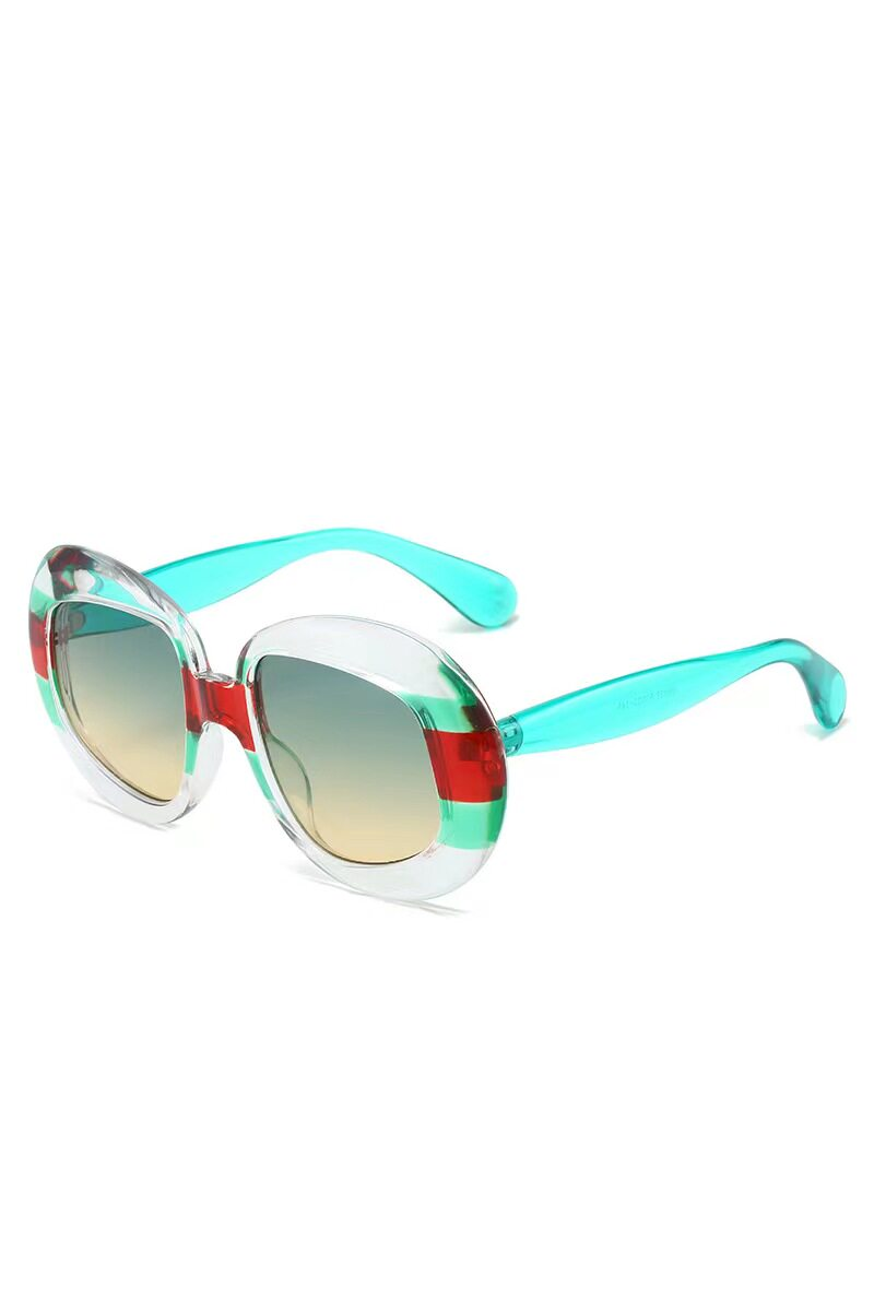 Irregular Oval Sunglasses