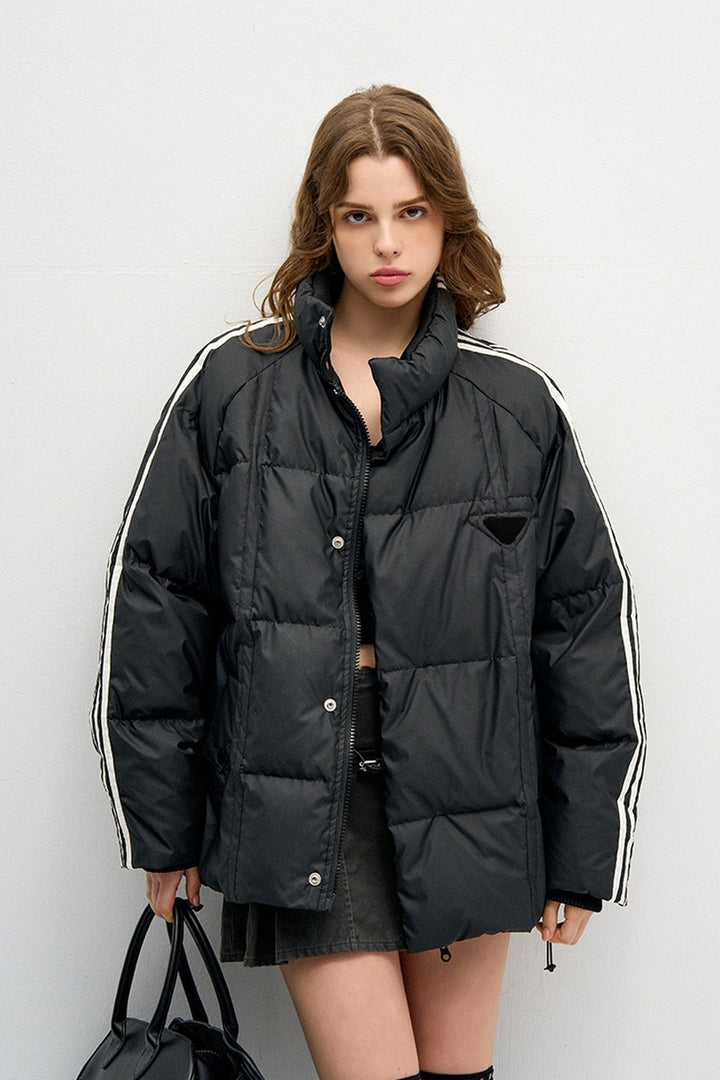 Retro Three-Stripes Down Jacket