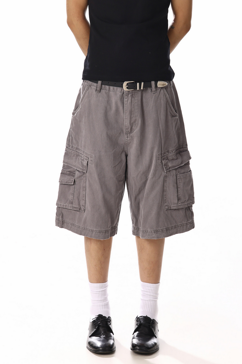 Multi Pocket Cargo Shorts