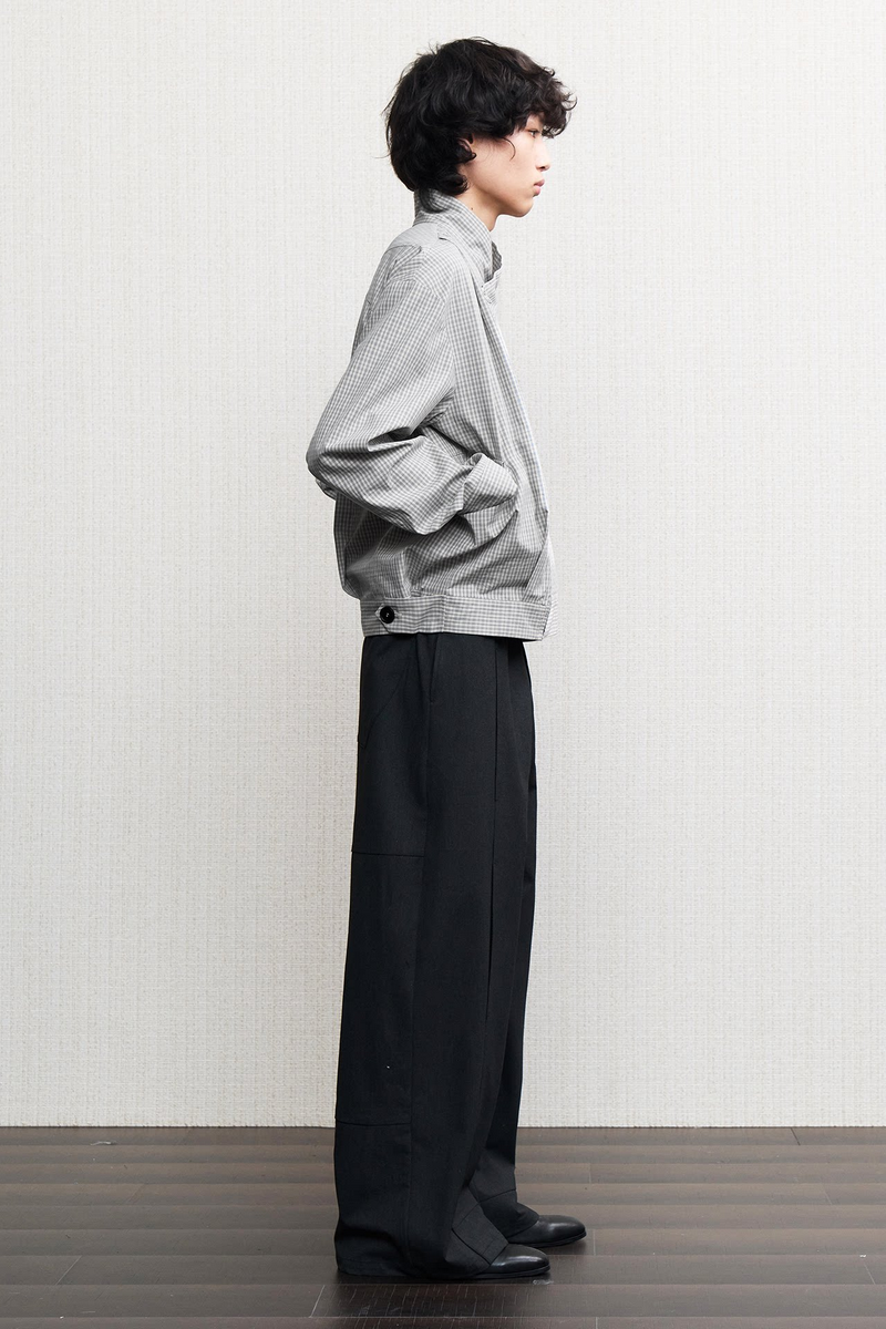Mesh Panel Relaxed Trousers