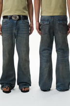 Washed Flared Jeans