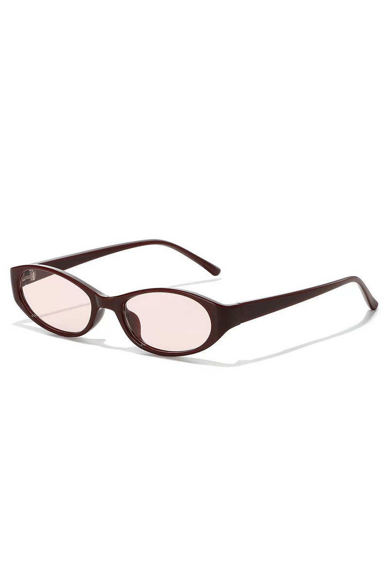 Slim Oval Sunglasses