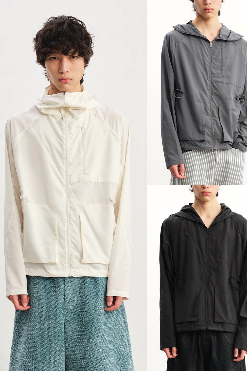 UPF50 Drawstring Hooded Jacket