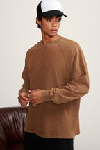 Raglan Sleeve Vintage Crew