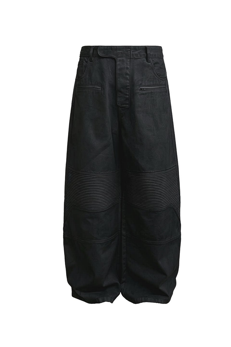 Waxed Biker Jeans