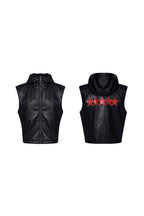 Hooded Star Patch Vest