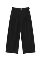 Detachable Belt Wide Leg Trousers