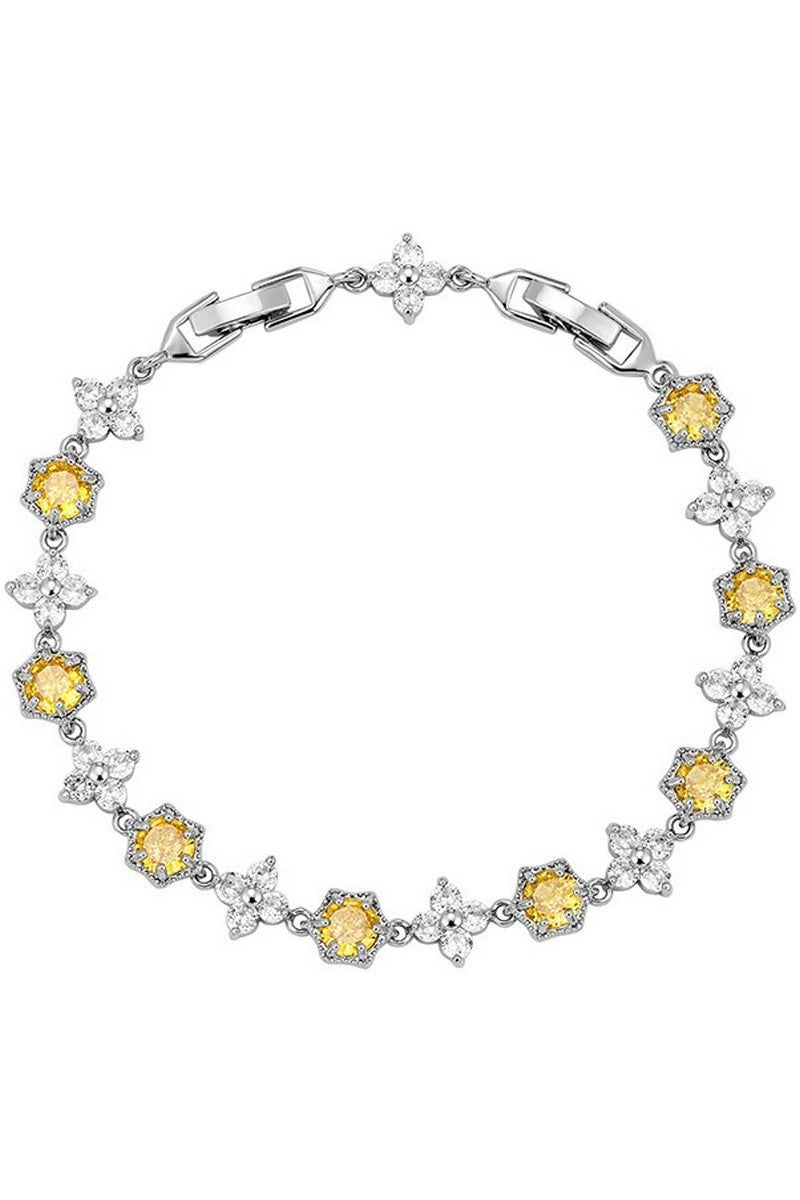 Snowflake Zircon Tennis Bracelet