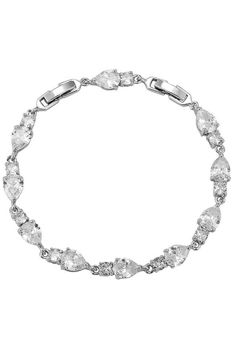 Iridescent Gem Tennis Bracelet