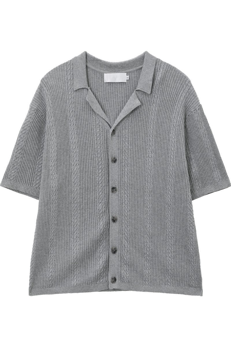 Collared Button Up Knit Cardigan