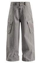 Washed Straight Work Pants