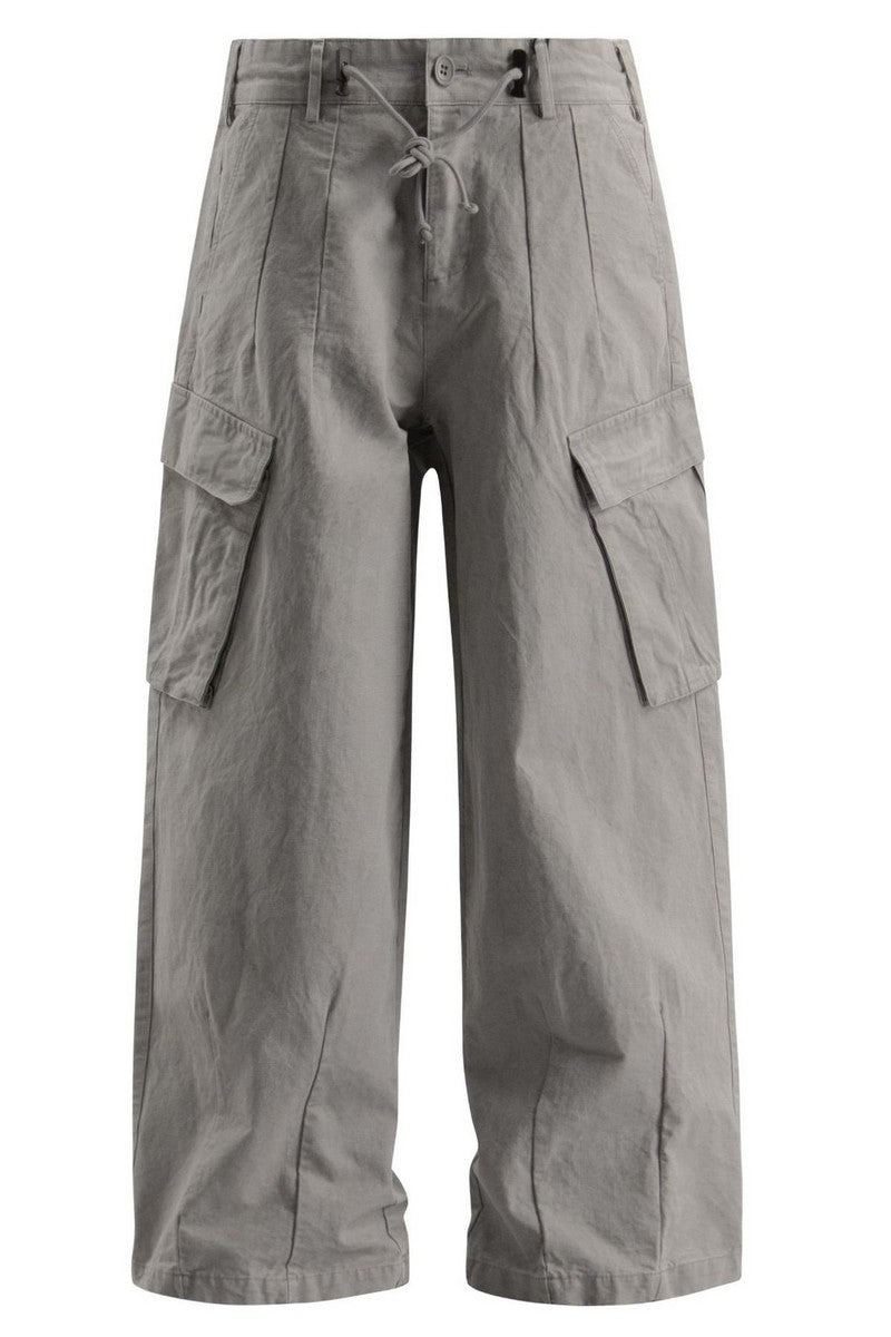 Washed Straight Work Pants
