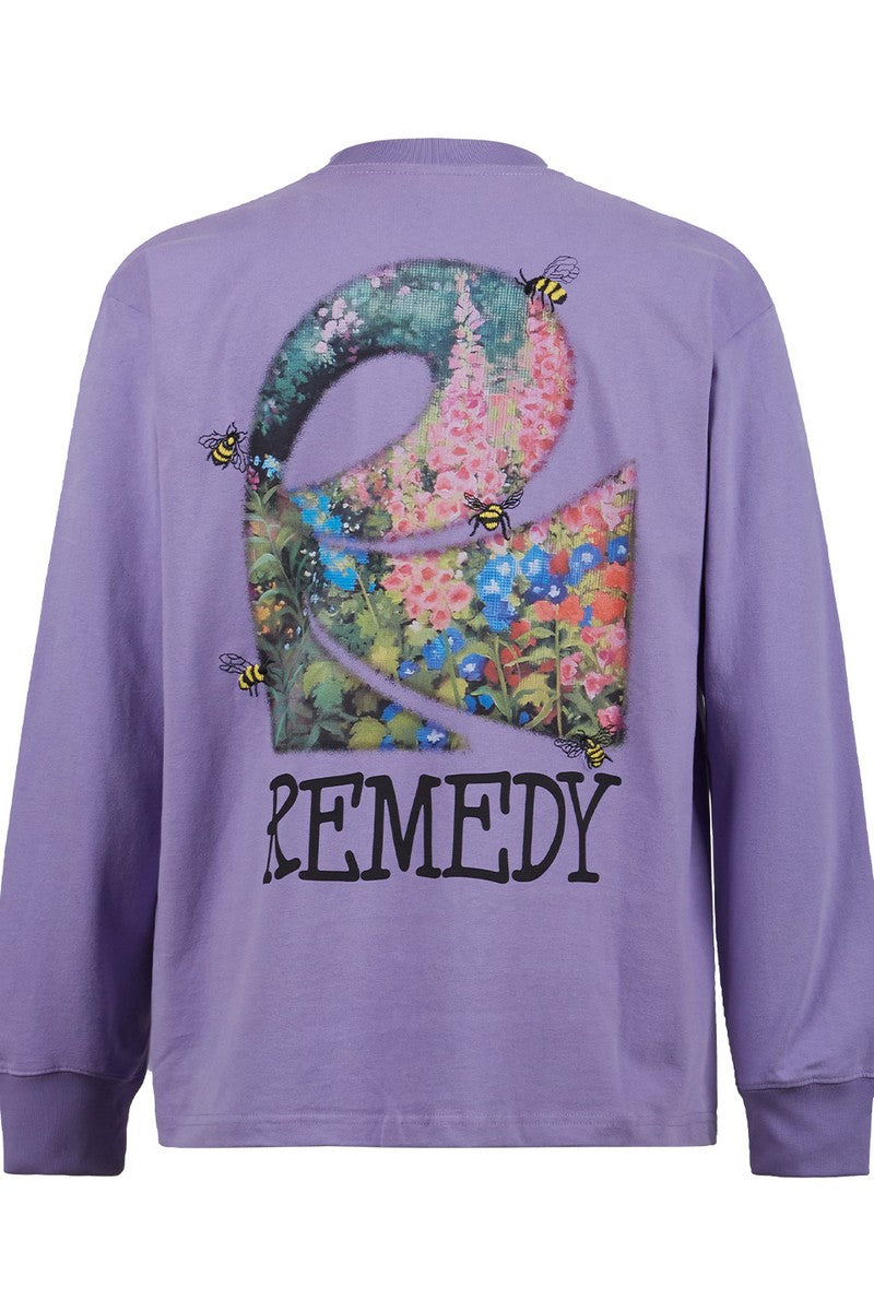 Floral Insect Embroidery Tee