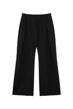 A-Line Pleated Wide Leg Trousers